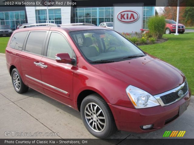 2012 Kia Sedona EX in Claret Red