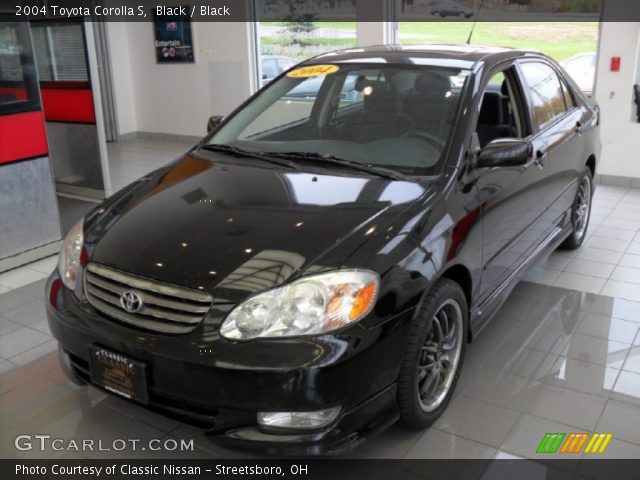 2004 Toyota Corolla S in Black