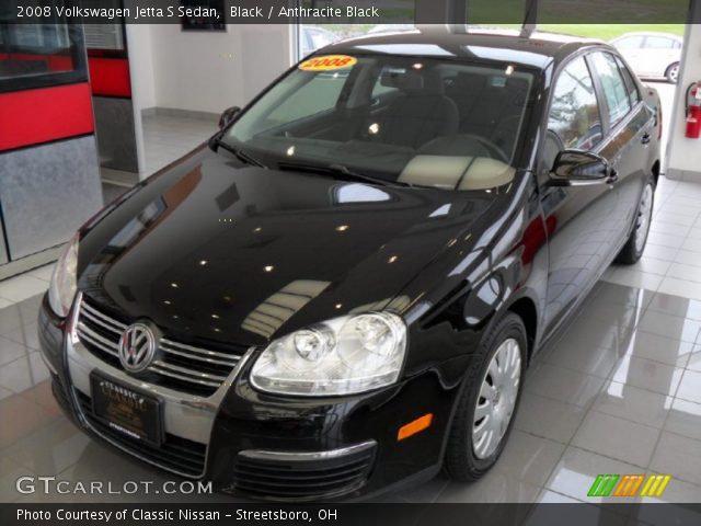 2008 Volkswagen Jetta S Sedan in Black