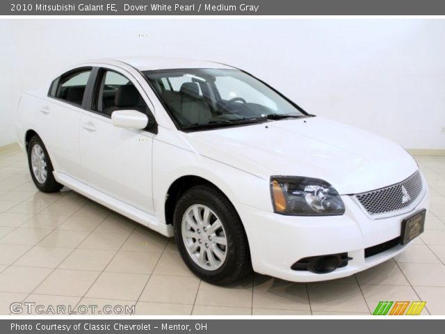 2010 Mitsubishi Galant FE in Dover White Pearl