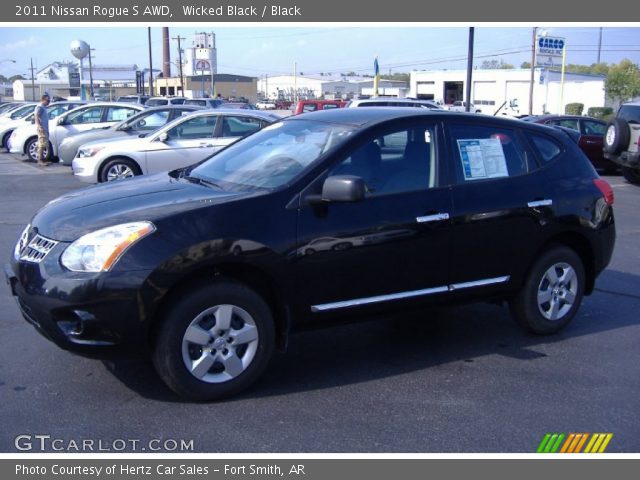 2011 Nissan Rogue S AWD in Wicked Black