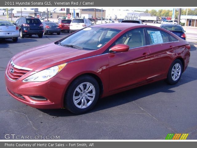 2011 Hyundai Sonata GLS in Venetian Red