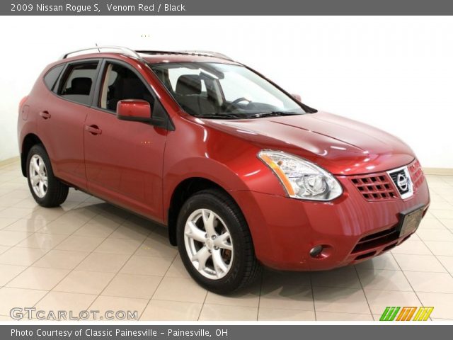 2009 Nissan Rogue S in Venom Red