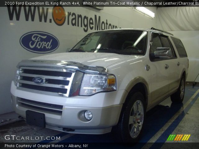 2010 Ford Expedition EL King Ranch 4x4 in White Platinum Tri-Coat Metallic