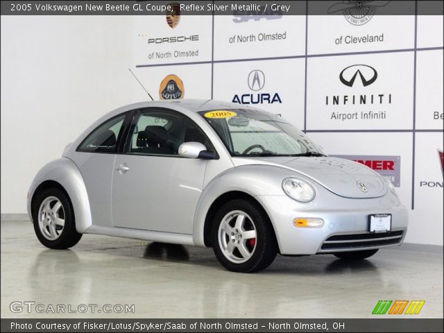 2005 Volkswagen New Beetle GL Coupe in Reflex Silver Metallic
