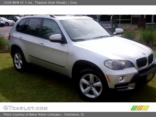 2008 BMW X5 3.0si in Titanium Silver Metallic