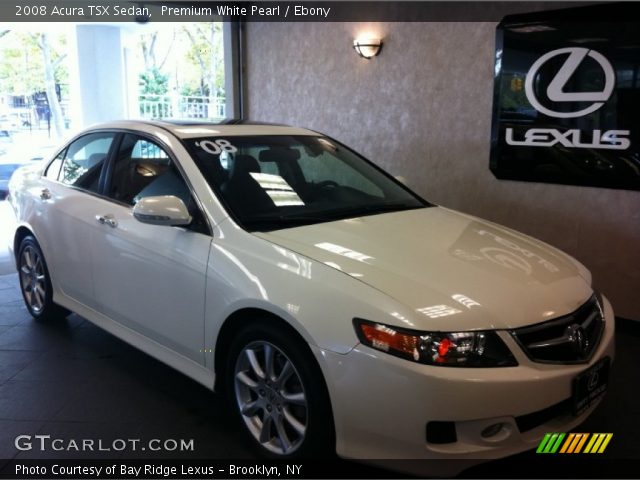 2008 Acura TSX Sedan in Premium White Pearl
