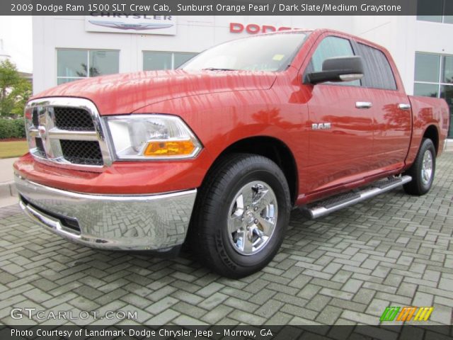 2009 Dodge Ram 1500 SLT Crew Cab in Sunburst Orange Pearl