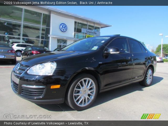 2009 Volkswagen Jetta Wolfsburg Edition Sedan in Black Uni