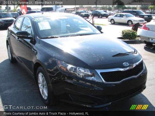 2011 Kia Optima LX in Ebony Black