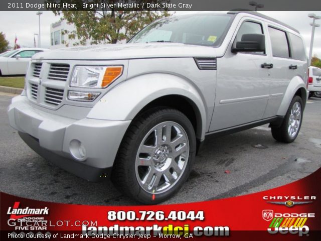 2011 Dodge Nitro Heat in Bright Silver Metallic