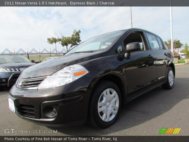 2011 Nissan Versa 1.8 S Hatchback in Espresso Black