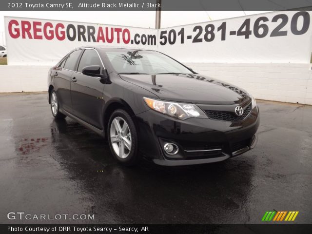 2012 Toyota Camry SE in Attitude Black Metallic