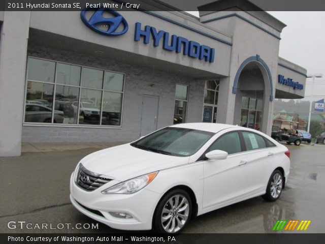 2011 Hyundai Sonata SE in Pearl White