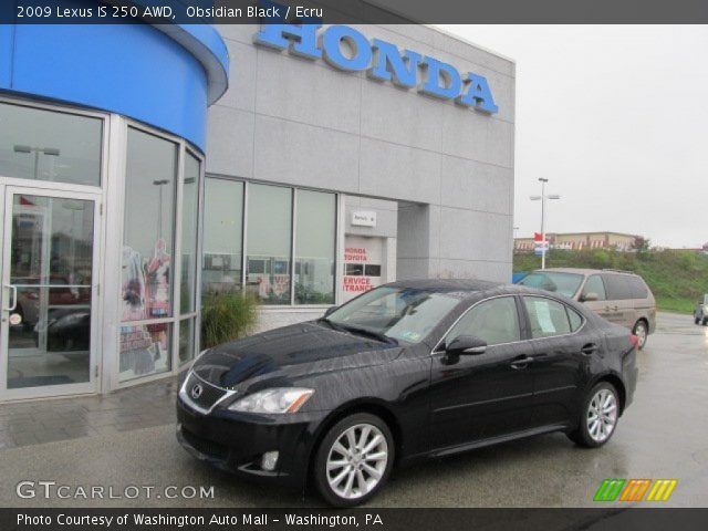 2009 Lexus IS 250 AWD in Obsidian Black