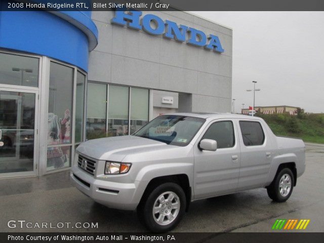 2008 Honda Ridgeline RTL in Billet Silver Metallic
