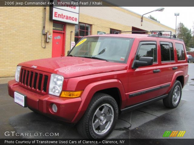 2006 Jeep Commander 4x4 in Inferno Red Pearl