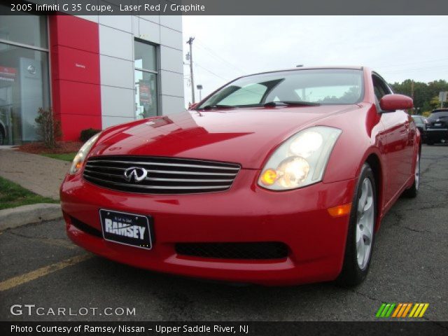 2005 Infiniti G 35 Coupe in Laser Red