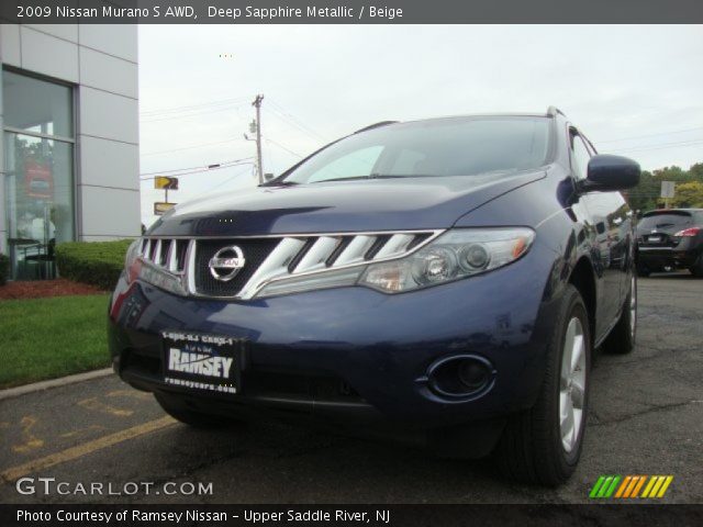 2009 Nissan Murano S AWD in Deep Sapphire Metallic