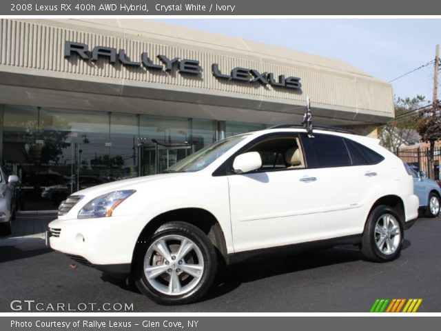 2008 Lexus RX 400h AWD Hybrid in Crystal White