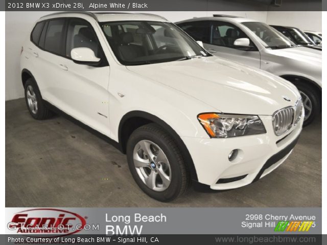 2012 BMW X3 xDrive 28i in Alpine White