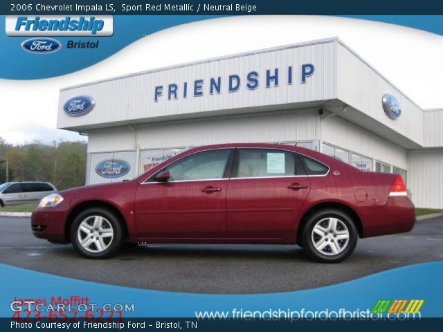 2006 Chevrolet Impala LS in Sport Red Metallic