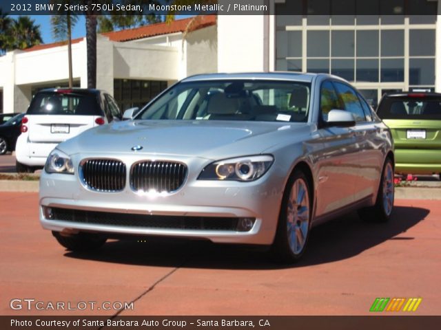 2012 BMW 7 Series 750Li Sedan in Moonstone Metallic