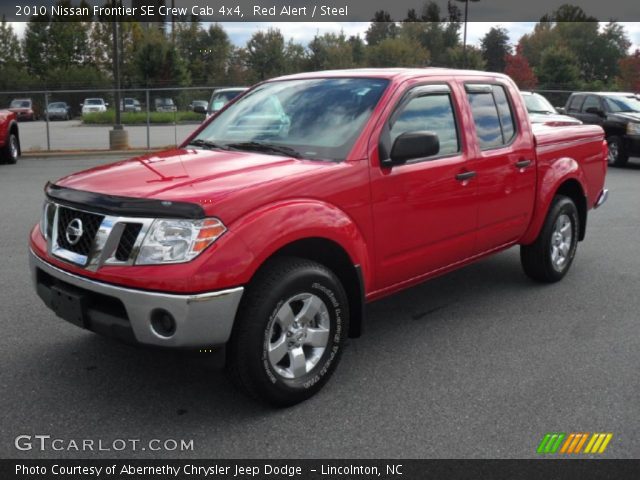 2010 Nissan Frontier SE Crew Cab 4x4 in Red Alert