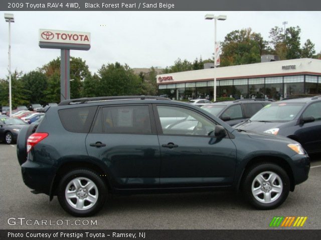 2009 Toyota RAV4 4WD in Black Forest Pearl
