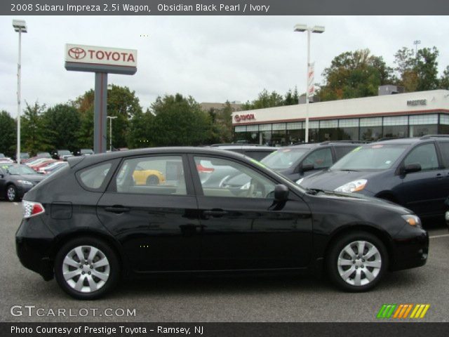 2008 Subaru Impreza 2.5i Wagon in Obsidian Black Pearl
