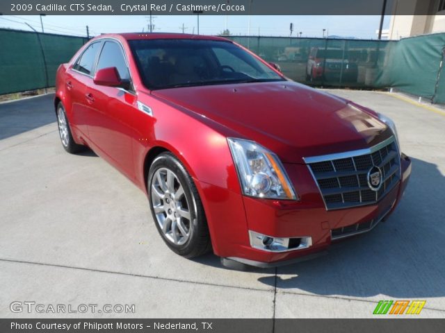 2009 Cadillac CTS Sedan in Crystal Red