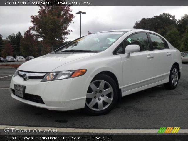 2008 Honda Civic LX Sedan in Taffeta White