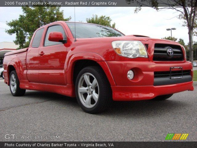 2006 Toyota Tacoma X-Runner in Radiant Red