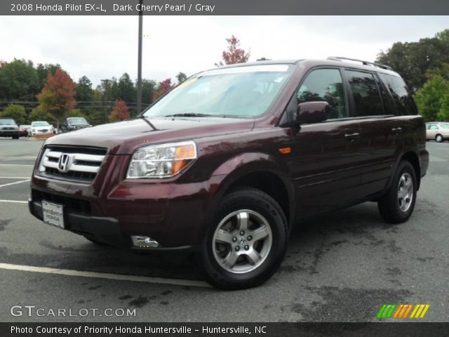 2008 Honda Pilot EX-L in Dark Cherry Pearl