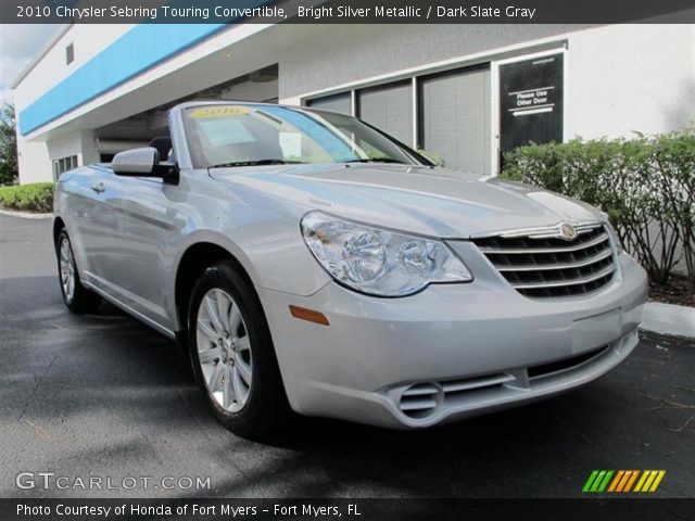 2010 Chrysler Sebring Touring Convertible in Bright Silver Metallic