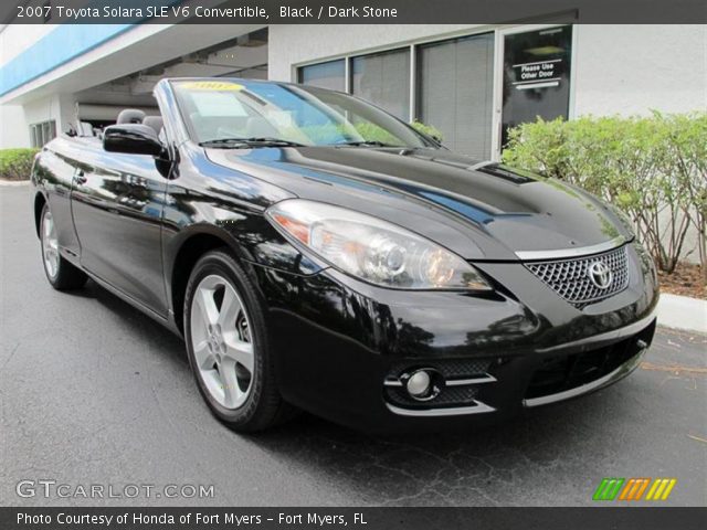 2007 Toyota Solara SLE V6 Convertible in Black