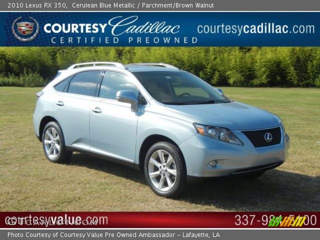 2010 Lexus RX 350 in Cerulean Blue Metallic