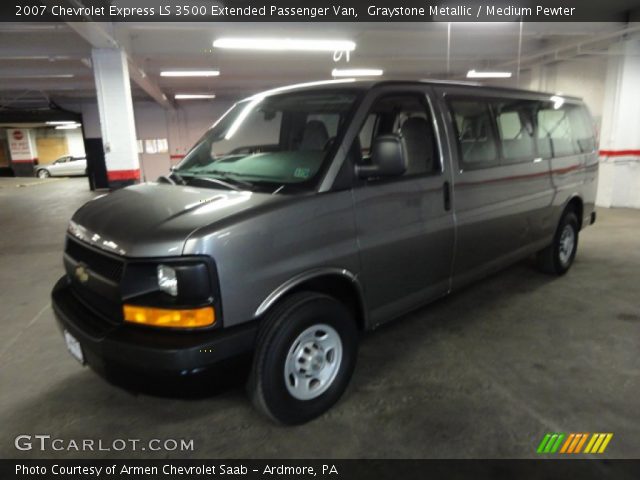 2007 Chevrolet Express LS 3500 Extended Passenger Van in Graystone Metallic