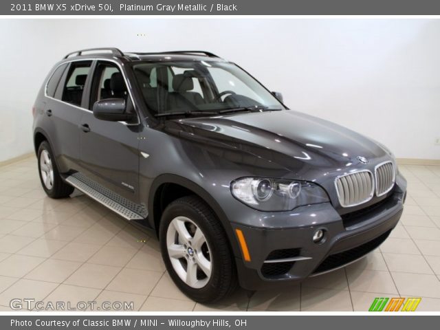 2011 BMW X5 xDrive 50i in Platinum Gray Metallic