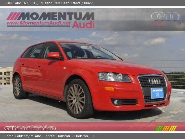 2008 Audi A3 2.0T in Misano Red Pearl Effect