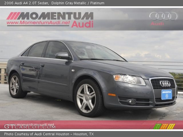 2006 Audi A4 2.0T Sedan in Dolphin Gray Metallic