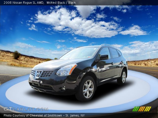 2008 Nissan Rogue SL AWD in Wicked Black