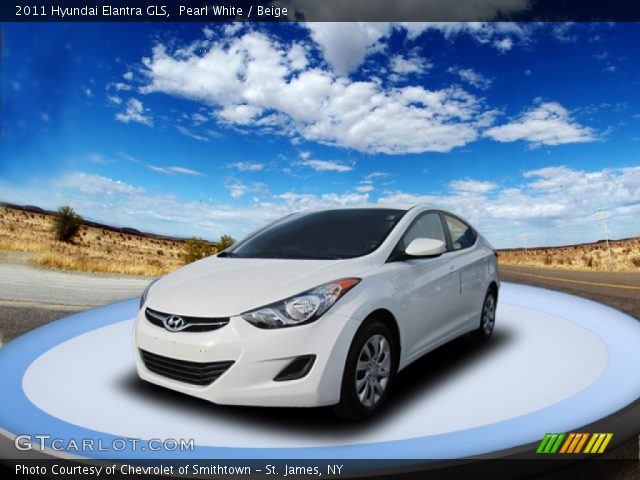 2011 Hyundai Elantra GLS in Pearl White