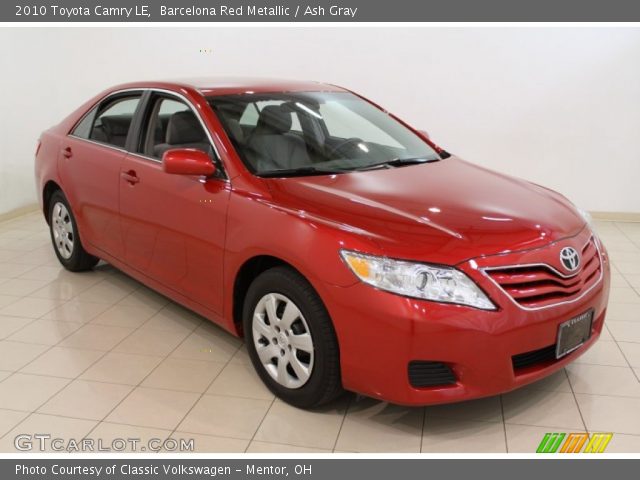 2010 Toyota Camry LE in Barcelona Red Metallic