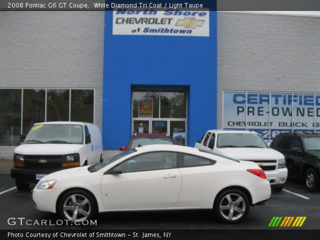2008 Pontiac G6 GT Coupe in White Diamond Tri Coat