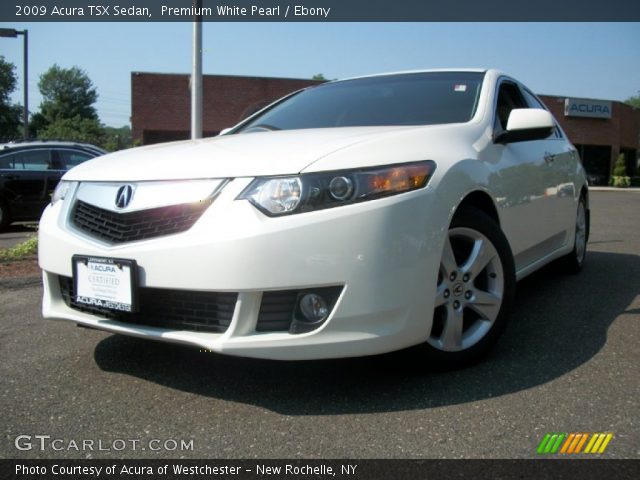 2009 Acura TSX Sedan in Premium White Pearl