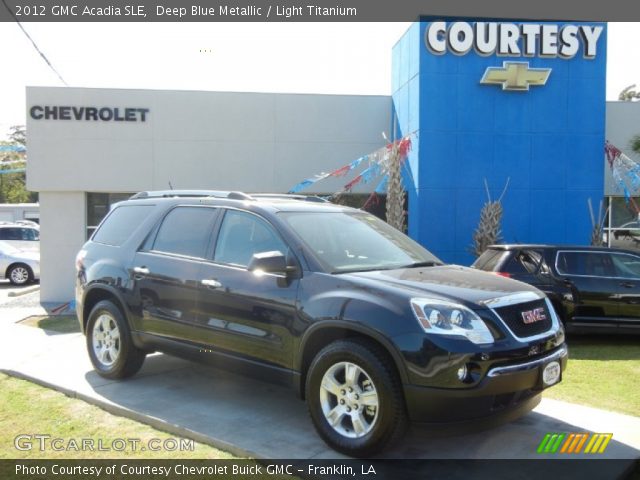 2012 GMC Acadia SLE in Deep Blue Metallic