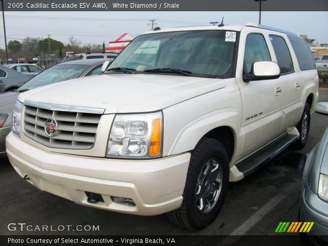 2005 Cadillac Escalade ESV AWD in White Diamond