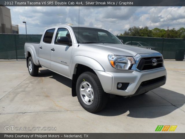2012 Toyota Tacoma V6 SR5 Double Cab 4x4 in Silver Streak Mica