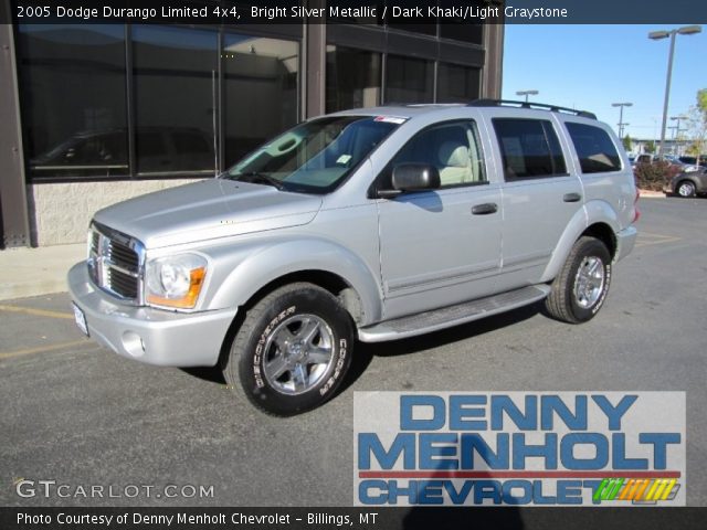 2005 Dodge Durango Limited 4x4 in Bright Silver Metallic